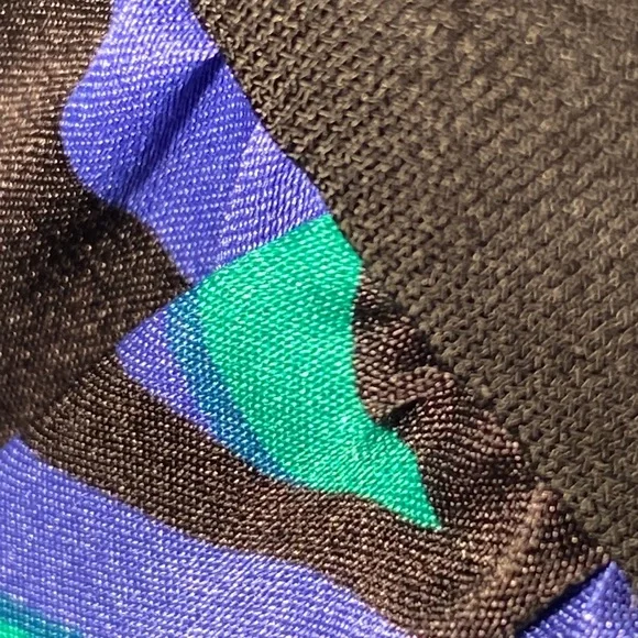 MAGGY LONDON - dress: floral lined bottom and black stretchy strappy top - 16 - Picture 14 of 16